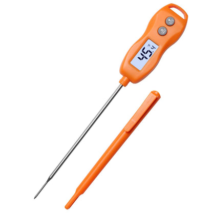 Digital Meat Thermometer Backlight,Waterproof Instant Read Food Thermometer for Cooking Grilling BBQ Baking Liquids Beef Turkey (Black)