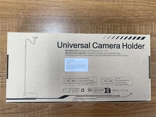Derebir Baby Monitor Floor Stand Holder Compatible with Babysense ‎V43_2CAM and MaxView 2CAM Camera Baby Flexible Baby Monitor Mount Stand(68.8 inch)