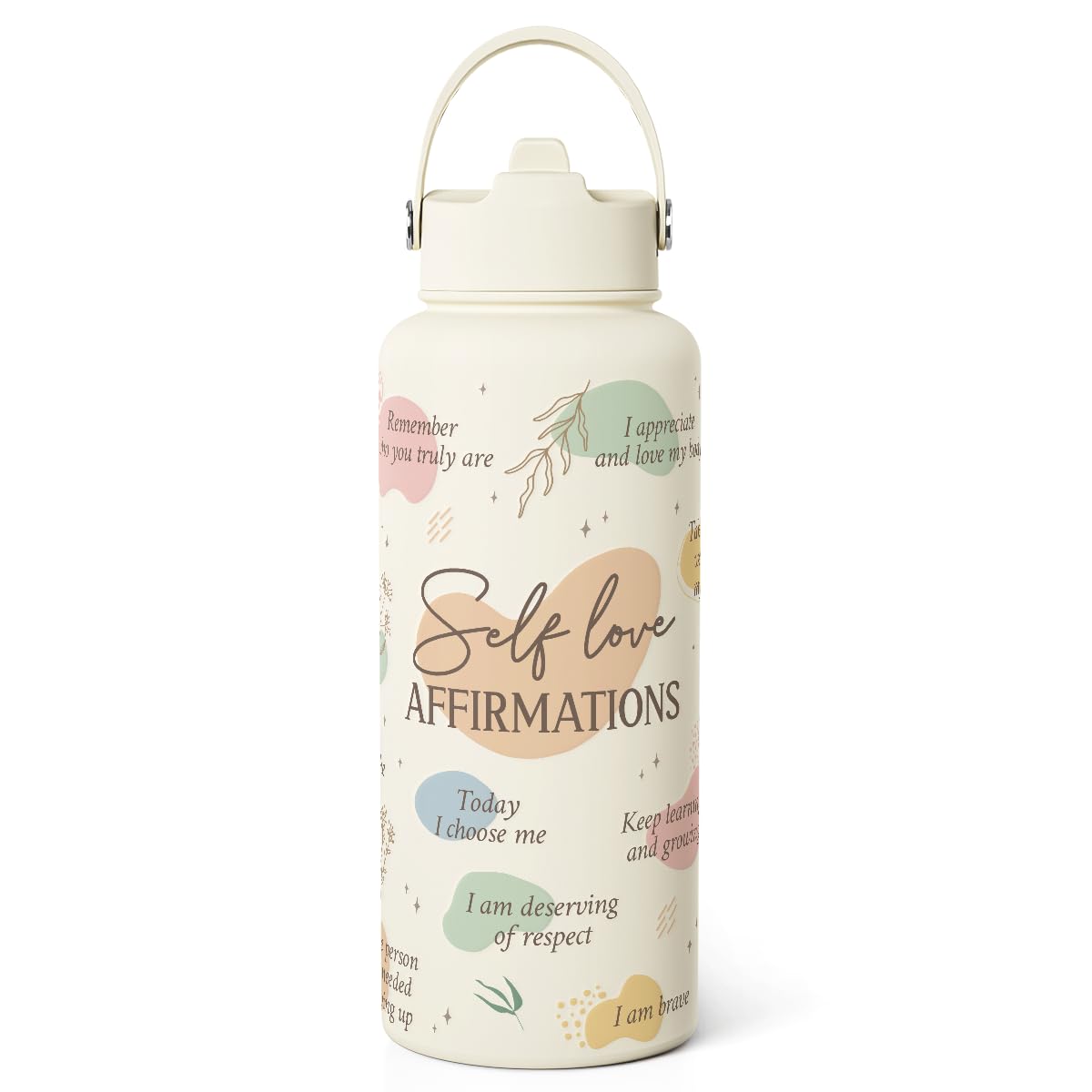 Inspiration Gifts for Women Girls, Inspiration Water Bottle 32oz Stainless Steel with Lid, Insulated Bottles Gift Idea for Birthday Christmas