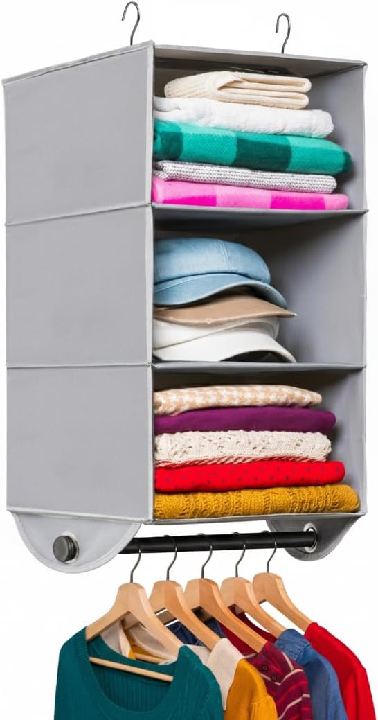 HOLDN’ STORAGE Hanging Closet Organizer