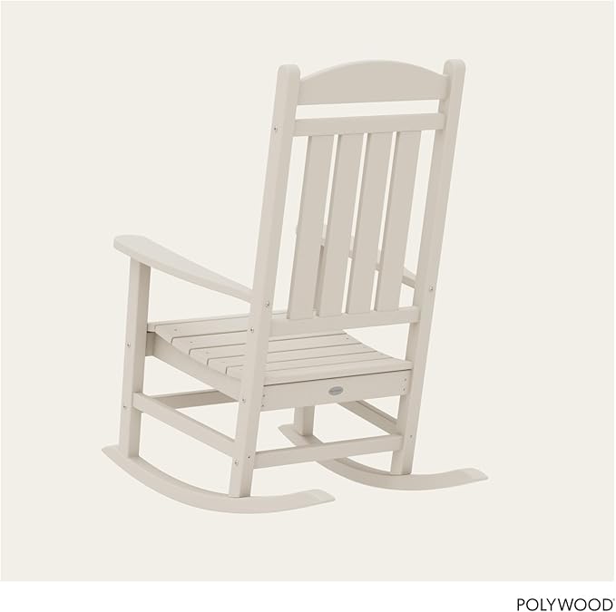 POLYWOOD Presidential Rocking Chair in Sand
