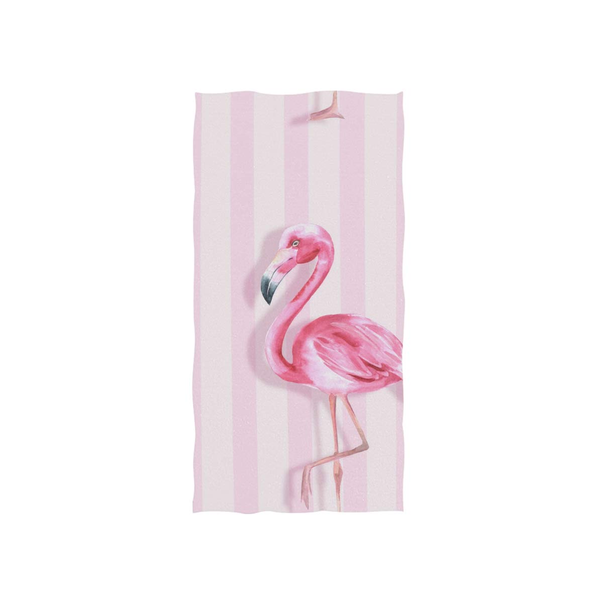 Pink Flamingo Hand Towel Ultra Soft Luxury Towels for Bathroom 30"x15"