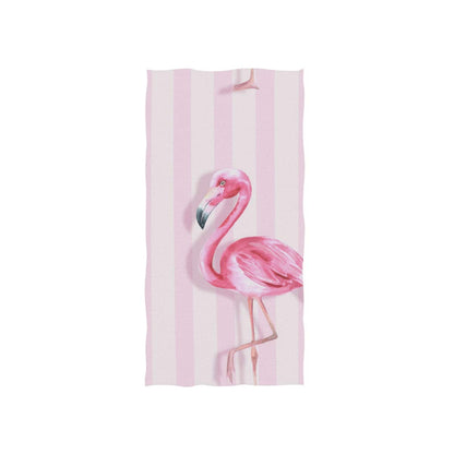 Pink Flamingo Hand Towel Ultra Soft Luxury Towels for Bathroom 30"x15"