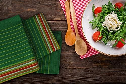 Urban Villa Kitchen Towels Waffle Stripes Dish Towels