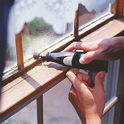 338pcs Sanding Drum Kit with Free Box fits Dremel Includes Rubber Drum Mandrels - 1/2, 3/8 & 1/4"#21-MST