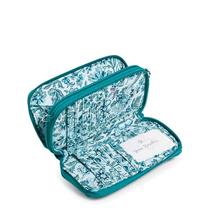 Vera Bradley Cotton All in One Crossbody Purse with RFID Protection