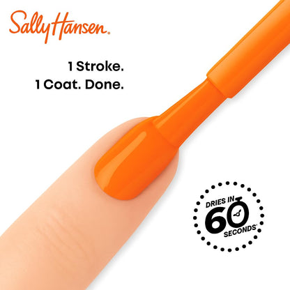 Sally Hansen Insta-Dri x Reese's, Reese's Candy, Quick Dry, Long Lasting, Opaque, Shimmery Orange Nail Polish