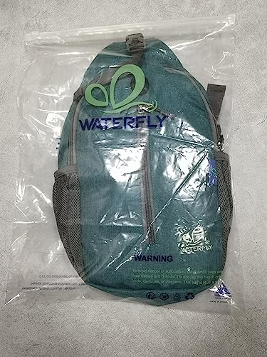Waterfly Sling Bag Backpack Shoulder Crossbody Bag Chest Bags Hiking Casual Daypack for Men Women