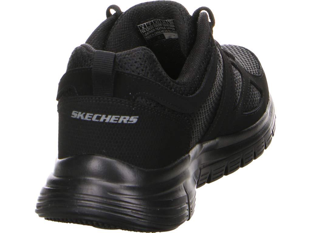 Skechers Burns Agoura, Men's Low-Top Sneakers, Black, 9 UK