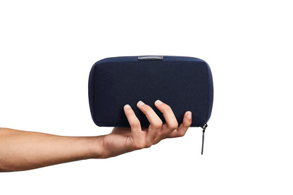 Bellroy Tech Kit (Tech Accessories Organizer Pouch, Zipper Closure, Stores Power Bank, Phone Charger, Cables & More) (Navy)