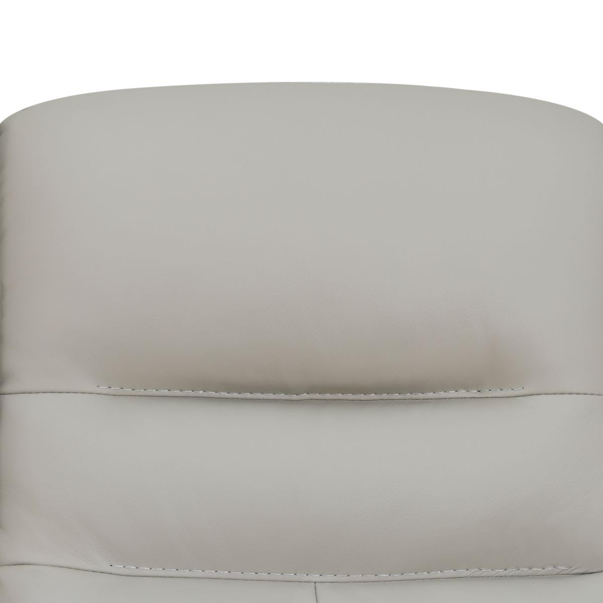 Electric Power Recliner Loveseat Genuine Breathing Leather Recliner Couch 2-Seater, Comfy Wide Lazy Top Grain Leather Sofa with USB Port, Center Console, Cup Holders (Grey, Two Seater Loveseat)