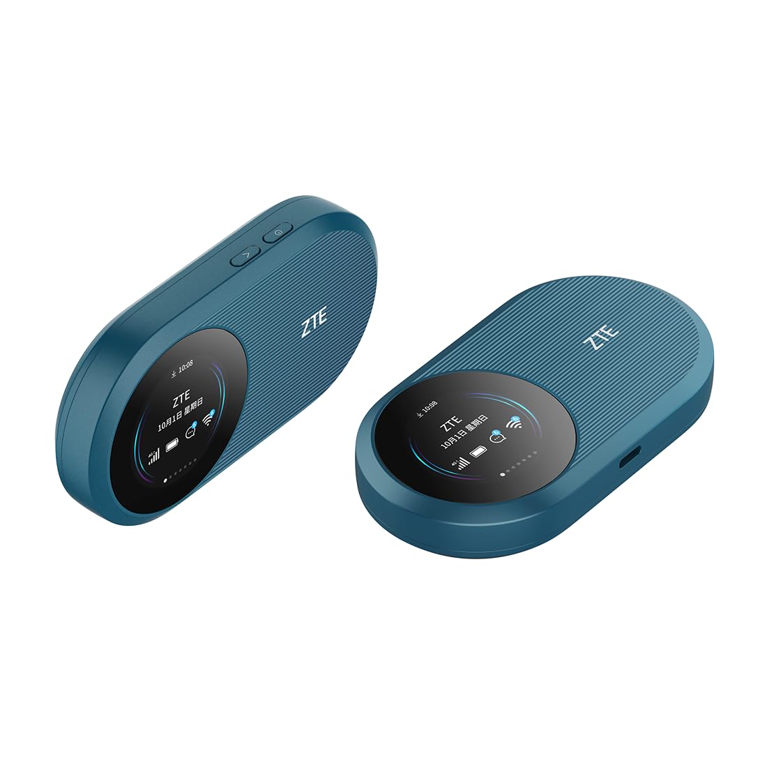 ZTE U10S Pro Blue, 4G+LTE Mobile Wi-Fi 6, unlocked low-cost portable travel WiFi, connects 32 Devices, 3000mAh 10hr Battery life, roams on all world networks, no configuration required