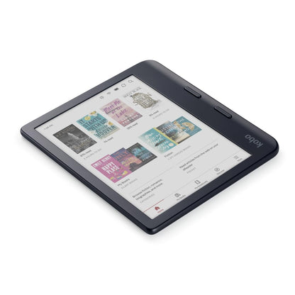 Kobo Libra Colour | eReader | 7” Glare-Free Colour E Ink Kaleido™ 3 Display | Dark Mode Option | Audiobooks | Waterproof | (Black)