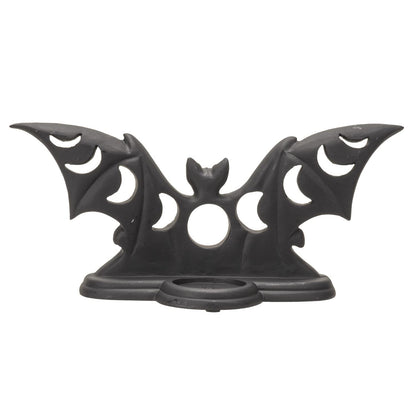 Pacific Giftware Alchemy Gothic Lunaeca Tea Light Candle Holder Phases of The Moon Bat Ornament