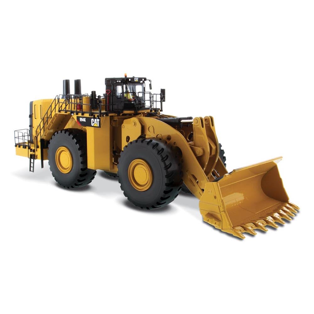 Diecast Masters 1:50 Scale Caterpillar 994K Wheel Loader - Rock Bucket Version in Yellow | Core Classics Series Cat Trucks & Construction Equipment Model 85505C