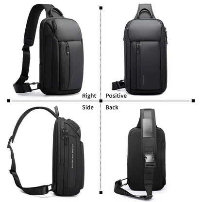 BANGE Sling Bag, Waterproof Men's Chest Bag Shoulder bags Crossbody Sling Backpack for Men Sling Backpacks