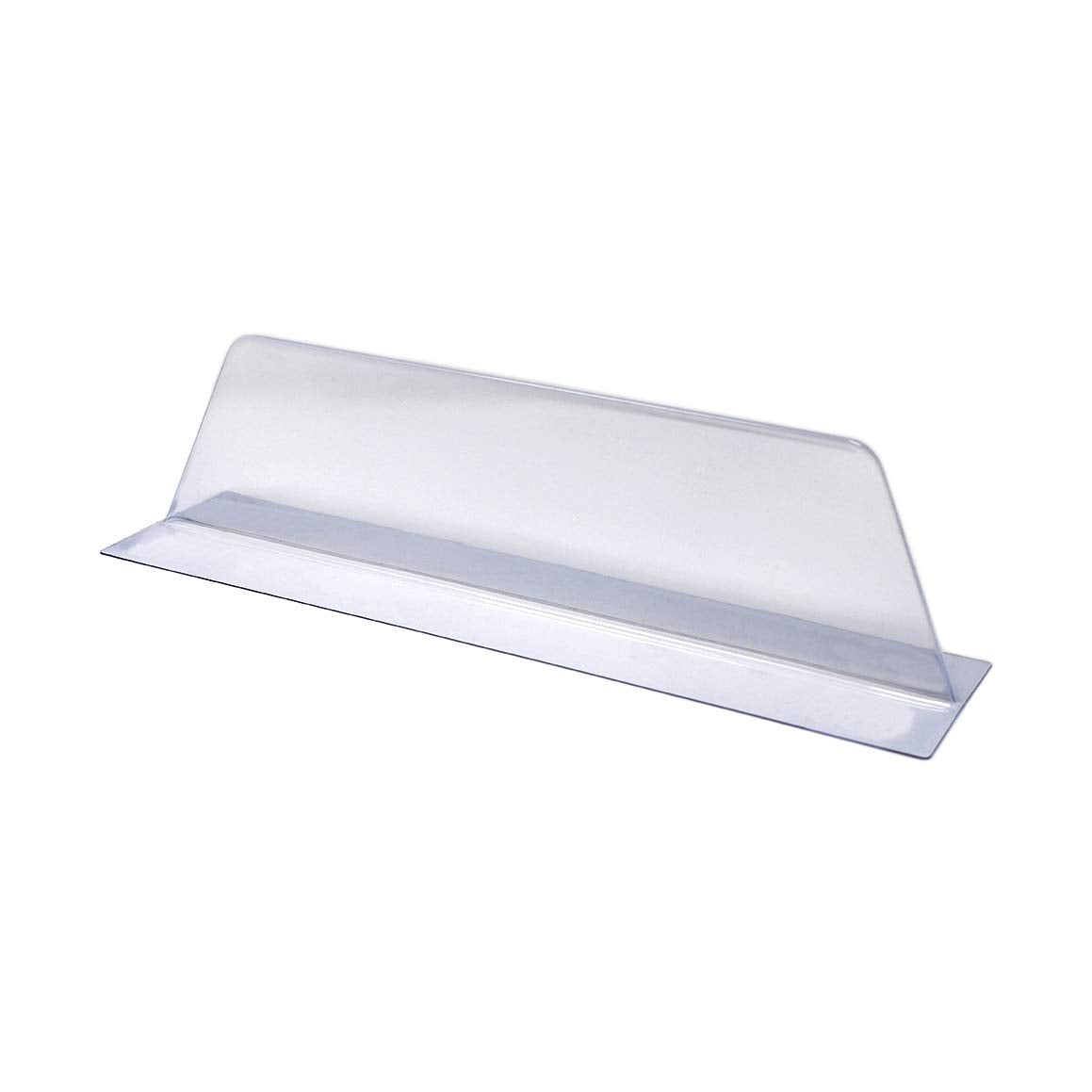 Lightweight T Shaped Transparent PVC Plastic Shelf Divider - Free Standing Organizer - 10 Pack