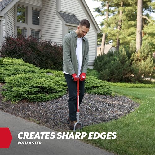 Garden Weasel Edger-Chopper Manual Lawn Edger Tool - Sod Cutter and Trenching Shovel for Clean Garden Borders - Ergonomic Handle and Carbon Steel Blade Latest Model 91714-3