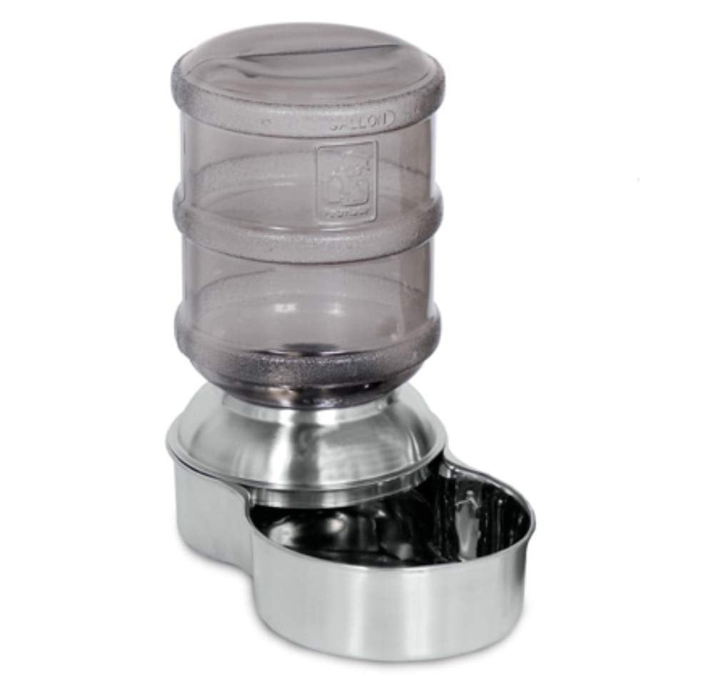 Petmate Pet Waterer, Blend, Stainless, 1 Count (Pack of 1)