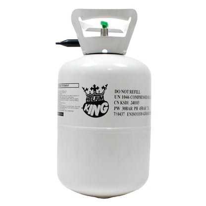 Disposable Helium Gas Canister - Fills 30 x 9 Inch Latex Balloons or 14 Foil Balloons - Helium Balloon Gas UK Filled Cylinder