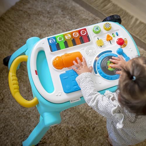 Baby Einstein, Musical Mix ‘N Roll 4-in-1 Activity Walker and Table, Educational Push Along Toy, 4 Languages, 100+ Melodies and Phrases, Ages 6 Months +
