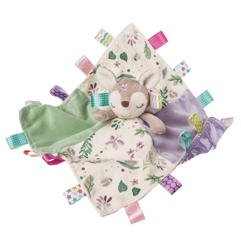 Taggies Stuffed Animal Security Blanket, 30 x 30-Centimetres, Flora Fawn