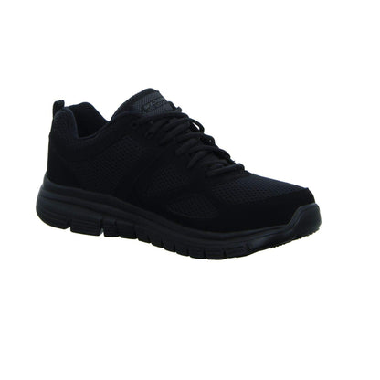 Skechers Burns Agoura, Men's Low-Top Sneakers, Black, 9 UK