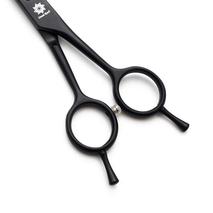 Dream Reach Professional 7.0 Inches Dog Grooming Scissors Kit Cutting Curved Scissors Thinning Shears Grooming Comb Pet Hair Trimming Scissors Set for Dogs and Cats (4-Set Blunt Tip)