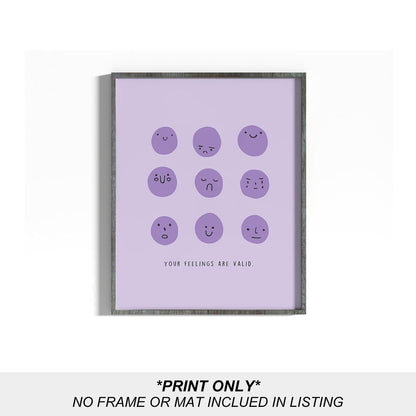 heilkee Purple Preppy Wall Decor Pastel Purple Aura Gradient Poster Trendy Funky Prints Inspirational Quotes Wall Art Set of 6 Spiritual Gifts for Women(UNFRAMED 8x10in)