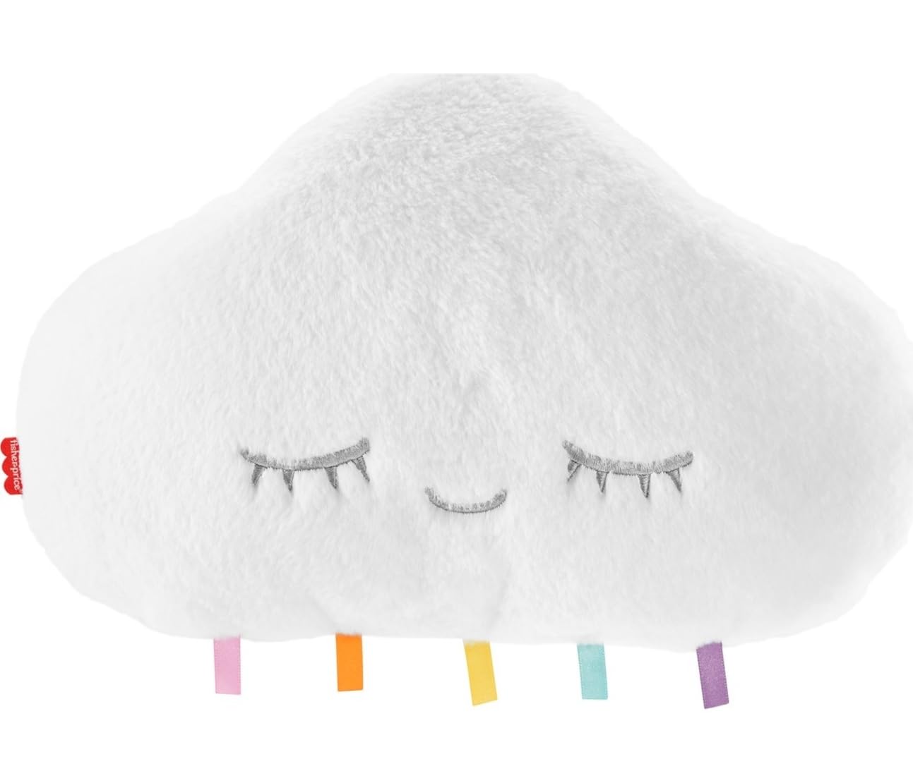 Fisher-Price Baby Sound Machine Twinkle & Cuddle Cloud Soother Crib-Attach Plush with Lights for Infant to Toddler, GJD44