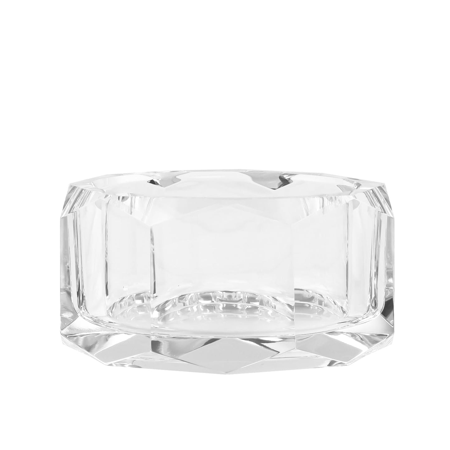 kitCom Crystal Candy Dish Hand-Cut Home Decorative Jewelry Box Candy Jar W 3.94" x H 1.97", Comes With Gift Box