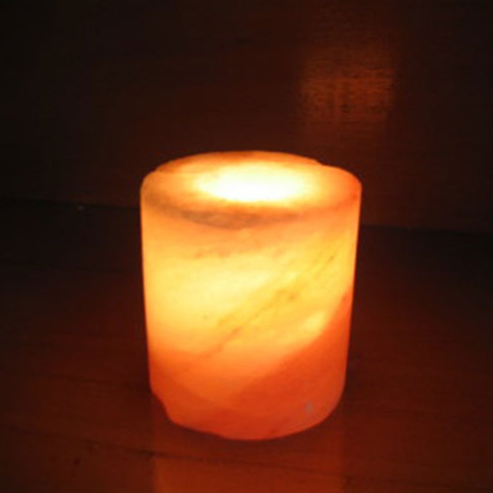 Authentic Himalayan Salt Lamp – Cylinder Shaped