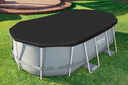 Bestway | Oval Pool Cover for Above Ground Pools, 4.27m x 2.50m, Black