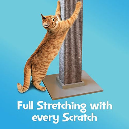 SmartCat Ultimate Scratching Post- Gray, Large (32-Inch)