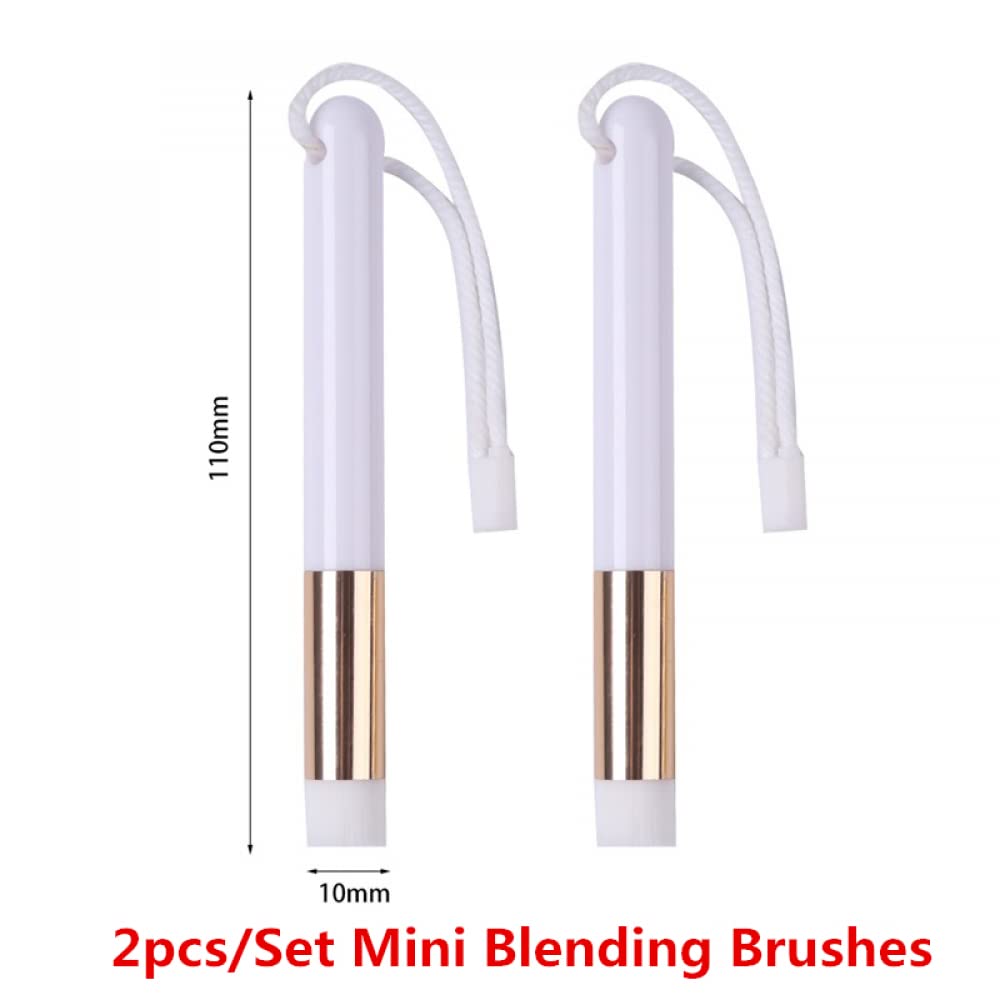10 Pack Mini Blending Brushes Sets for Card Making Drawing Crafting Ink Paintbruhses Sets for Stamping Scrapbooking Background Card Stencils Die Cuts Card Making Scrapbooking Stamping Crafting Tool