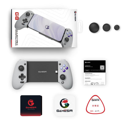 GameSir G8 Galileo Type-C Mobile Gaming Controller for Android & iPhone 15 Series (USB-C), Plug and Play Gamepad with Hall Effect Joysticks/Hall Trigger, 3.5mm Audio Jack