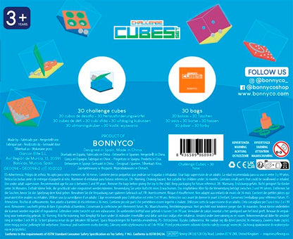 BONNYCO Challenge Cubes Party Bag Fillers for Kids Unisex Pack 30 Kids' Party Favours Toys, End of Year Gifts for Children, Pinata Filler Boys and Girls | Return Gifts Birthday, Mini Games Prizes