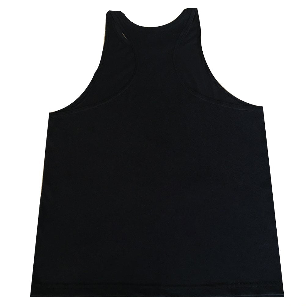 GZXISI Mens Skull Print Stringer Bodybuilding Gym Tank Tops Sleeveless Workout Shirt Fitness Vest (#2 Black, X-Large)