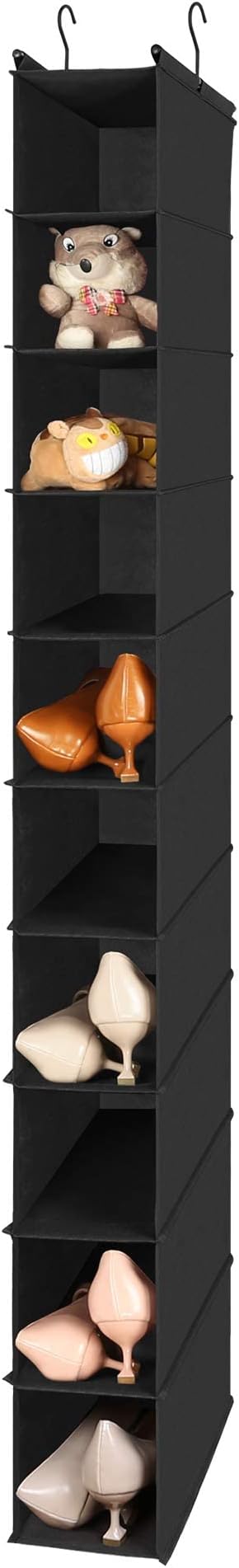 MAX Houser 10-Shelf Hanging Shoe Shelf Organizer, Hanging Shoe Storage