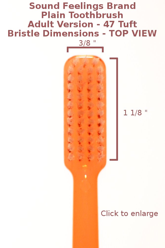 Sound Feelings Toothbrush - Basic, MEDIUM, 4-Pack, Adult