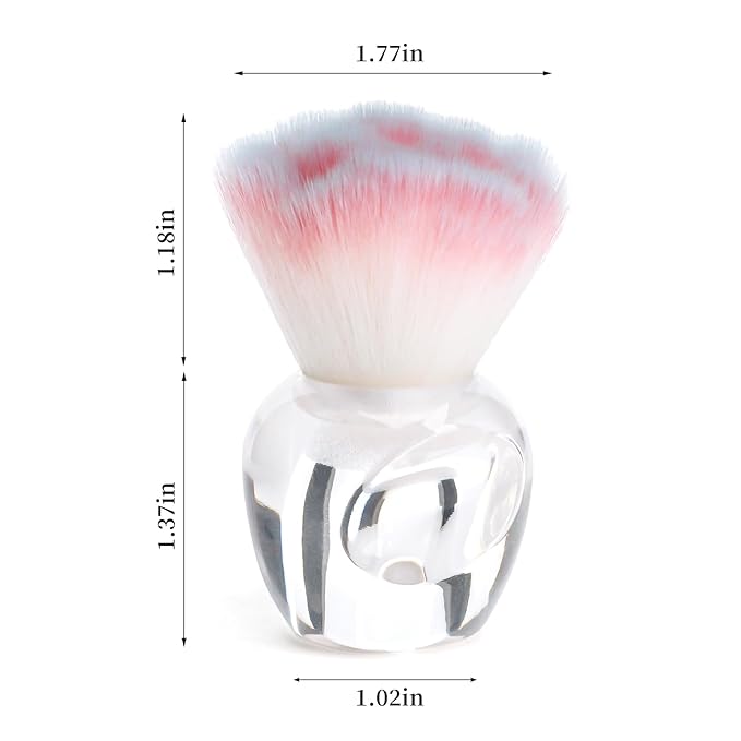 BQAN Nail Dust Brush Nail Art Dust Powder Remover Brush Nail Arts Dust Cleaner