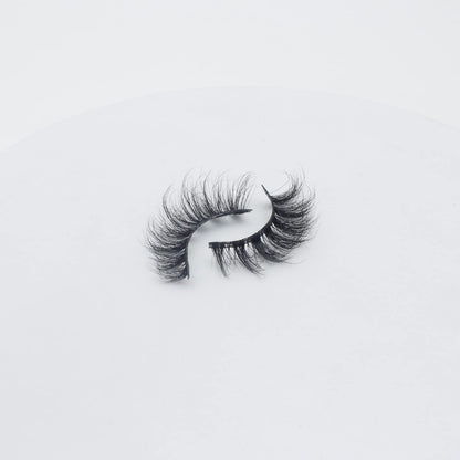 Mebver False Eyelashes Cat Eye Lashes Faux Mink Lashes Natural Look Fluffy Wispy Lashes That Look Like Extensions Pestañas Postizas D Curl Lash Strips Short Fox Eye Lashes 7 Pairs Pack