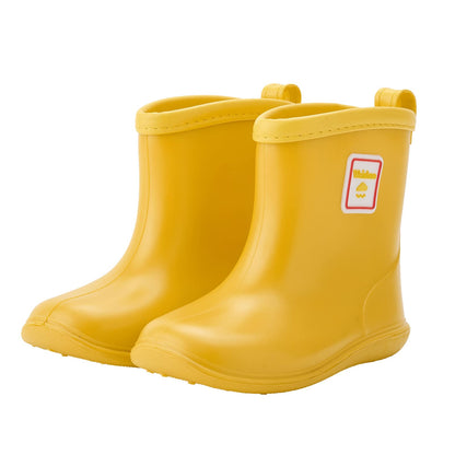 Baby Wellies Waterproof Lightweight Toddler Rain Boots for Little Kids Unisex Boys Girls, Manufacturer Size 14, 5.5 UK Child, Yellow