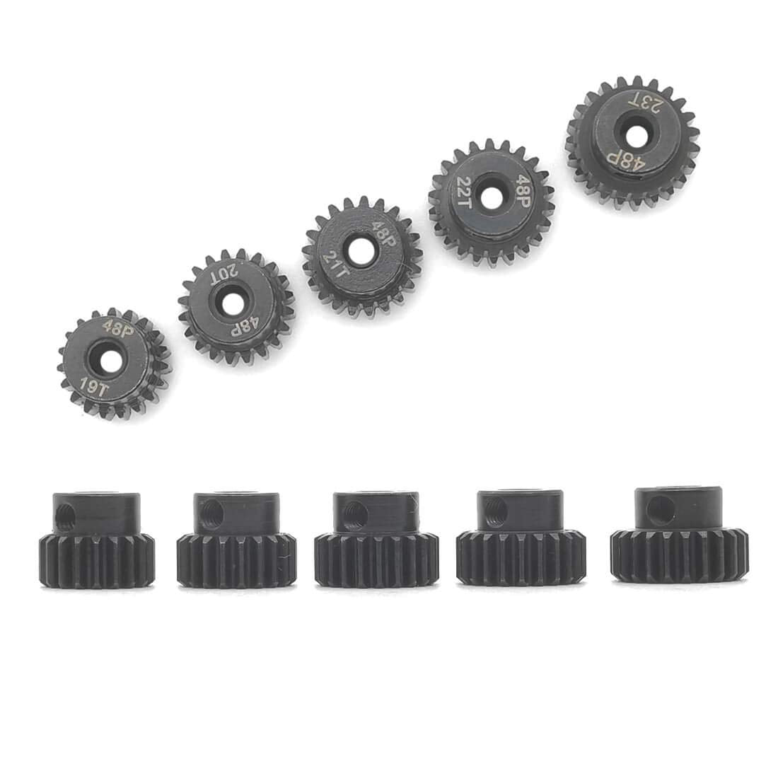 MakerDoIt 48P 19T 20T 21T 22T 23T Pinion Gear with Hex Key for 3.175mm Shaft RC Motor