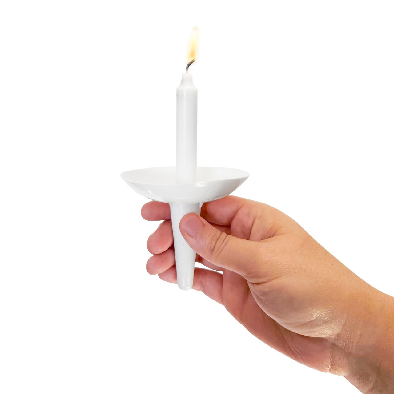 Concordia Supply Candlelight Service Reusable Plastic Candle Holders for Candlesticks - 50 Pcs. Protector for Church Vigils, Memorial, Congregational, & Christmas Eve Candles