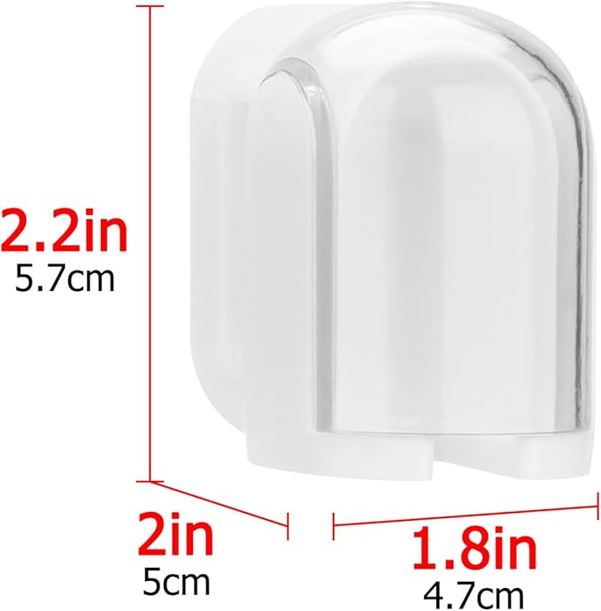 4Pack Toothbrush Holder Wall Mounted
