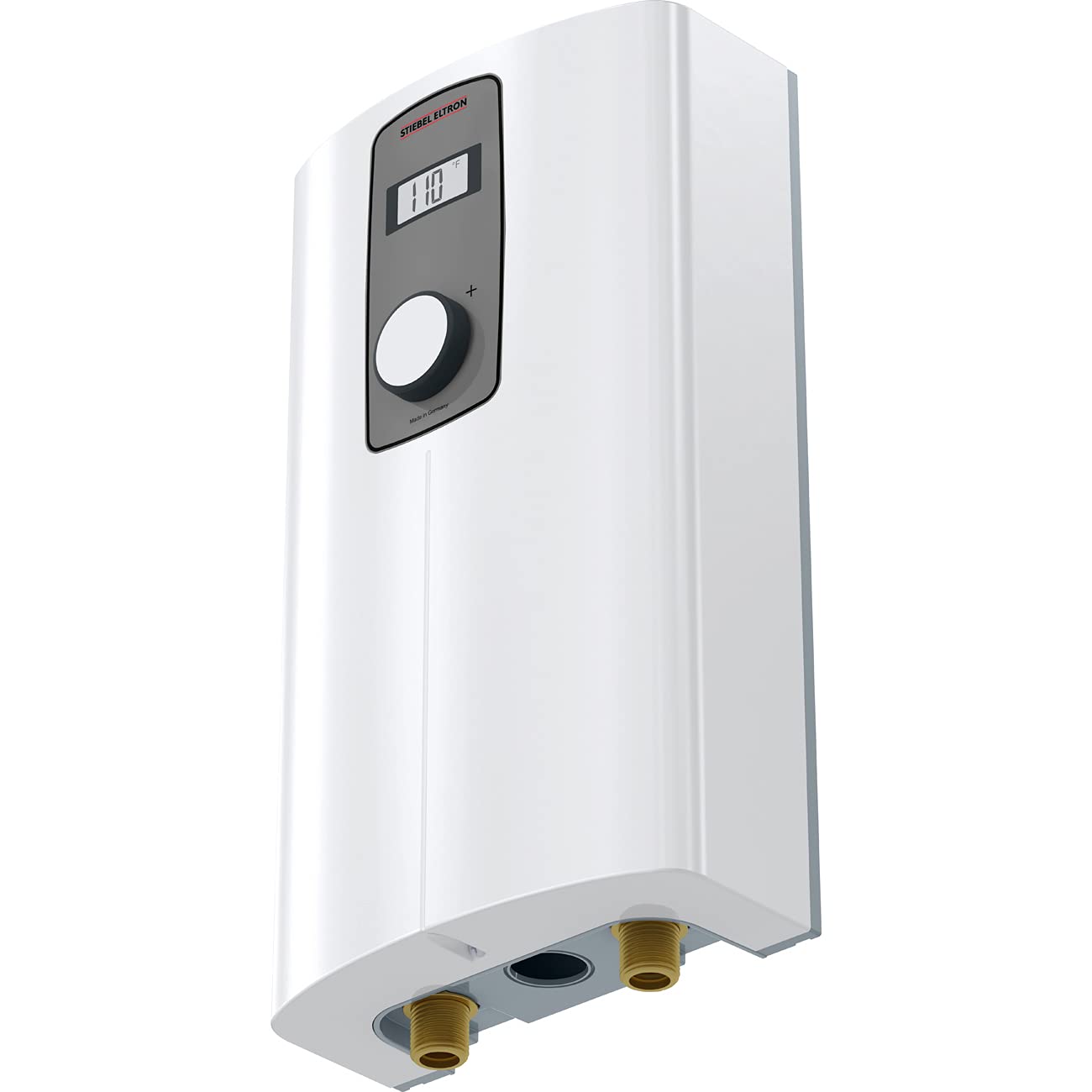 Stiebel Eltron DHX 10-2 Trend Point-of-Use Tankless Electronic Water Heater, 240V, 9.6kW, White, Made in Germany