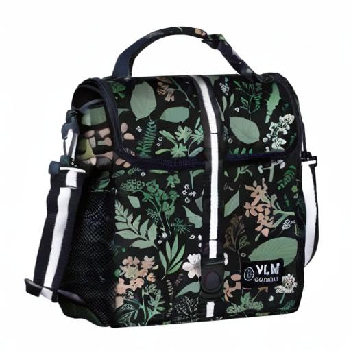 VLM Lunch Box for Women, Insulated Lunch Bag Women with Adjustable Shoulder Strap, Cute Lunch Tote Bag for Work,Picnic,Camping