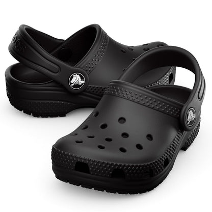 Crocs Unisex Junior Classic Clog K Clogs, Black, 5J UK