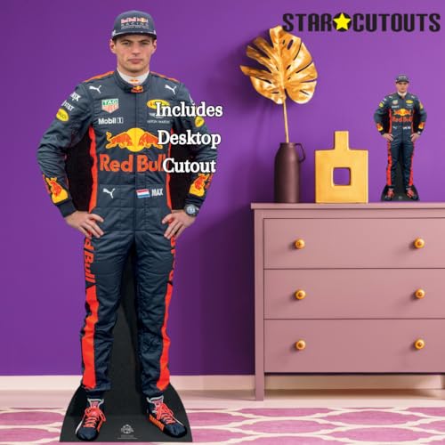 Star Cutouts Ltd CS667 Max Verstappen, Cardboard, Multi-Colour, 177 x 74 x 177 cm